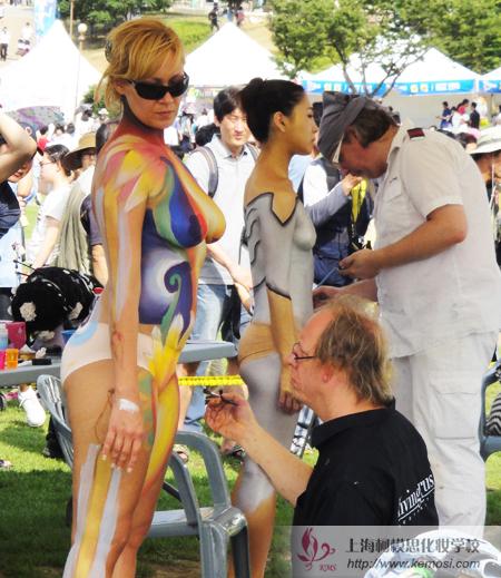 2011国际人体彩绘节美国彩绘大师